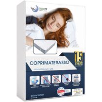 ⭕️Dreamzie Coprimaterasso una Piazza e Mezza 120x190 cm - OEKO TEX - 4 Angoli Elastici - Impermeabile - Per Materasso 120 x 190 cm