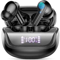 ⭕️Cuffie Bluetooth, Auricolari Bluetooth 5.4 Wireless, 45 Ore Stereo HiFi Immersivo, Cuffiette In Ear con 4 ENC Cancellazione Rumore Mic, IP7 Impermeabili Touch Control Cuffie Senza Fili per iOS/Android