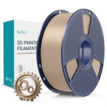 ⭕️SUNLU PLA+ Filamento 1,75mm, Maggiore Durata e alta Resistenza, Filamento per Stampante 3D PLA Plus per Stampanti 3D FDM, Bobina da 1KG, pla+ Rovere