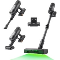 ⭕roborock H60 Ultra Aspirapolvere Senza Fili, 210AW, 90 min Autonomia, Tubo Flessibile 90°, Rilevamento Polvere LED, Spazzola Anti-Grovigli per Tappeti, Pavimenti e Peli di Animali