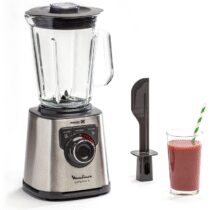 ⭕️Moulinex LM811D PerfectMix + Blender Frullatore Tritatutto Elettrico, Tecnologia Powelix, Multifunzione, 1200W, Capacità totale 2L (utile 1.5L), 3 Programmi, Vaso in Vetro Termoresistente