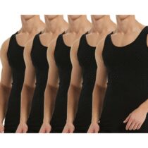 ⭕️Falechay Canottiera Uomo Pacco da 5 100% Cotone Elasticizzato Fitness Canottiera Sportiva