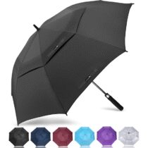 ⭕️ZOMAKE Ombrello da Golf Grande 130/137/157/172/182cm - Automatico Ombrelli Pioggia Grandi Resistente Antivento Con Doppio Baldacchino - Extra Large Umbrella Per Uomo Donna