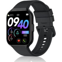 ⭕️QCOQ® Smartwatch Uomo Donna, 1.96" Orologio Smartwatch con Effettua o Risposta Chiamate, 110+ Sport Smart Watch, Cardiofrequenzimetro/Contapassi/Sonno, Impermeabile IP68 Fitness Track per Android iOS