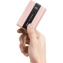 ⭕️VRURC Power Bank 20000mAh, Piccola USB C PowerBank Ricarica rapida Mini batteria esterna da 22,5W potente Batteria PD/QC3.0 Caricabatterie portatile Compatibile con iPhone Tablet Huawei - Rosa