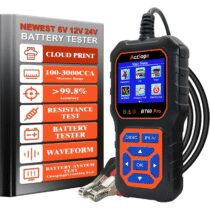 ⭕️BT60 Pro Tester per Batterie Auto 100-3000 CCA con Stampa Cloud 6V 12V 24V AGM Litio Gel Analizzatore Digitale Alternatore Automobilistico Sistema di Avviamento e Carica per Auto Moto Camion Furgoni