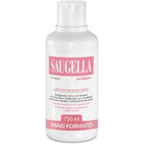 ⭕️Saugella Poligyn, Detergente Intimo Emolliente Antiprurito, pH Neutro, con Camomilla e Acido Lattico, Adatto in Menopausa, 750 ml