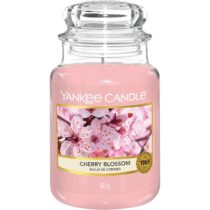 ⭕️Yankee Candle Candela profumata in giara grande | Fiore di ciliegio | Durata Fino a 150 Ore | Regali per donne