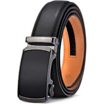 ⭕️BULLIANT Cintura Uomo, Cintura Pelle Uomo Cricchetto Automatica Fibbia 35mm,Trim Regolabile per Adattars