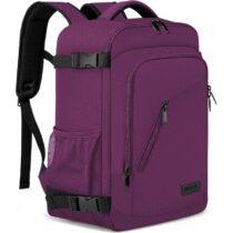 ⭕️WENIG Zaino per Ryanair 40x20x25 Zaino da Viaggio Donna Bagaglio a Mano Zaino da Viaggio Aereo Borse da Cabina per Voli 14 Pollici Zaino Porta Pc con Caricatore USB per Scuola Trekking Lavoro Viola