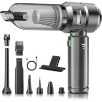 ⭕️NVKHG Aspirabriciole Senza Fili, 26000 Pa 4 in 1 con Motore Senza Spazzole, Con 3 Livelli di Velocità, 9 Accessori e Filtro HEPA Lavabile per Casa, Auto, Ufficio e Peli di Animali Domestici
