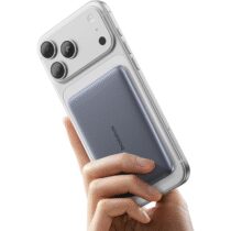 ⭕️Baseus Picogo AM41 Power Bank, Ultra Slim 5000mAh Magsafe Powerbank, Ricarica Rapida PD 20W, Portatile, Magnetico Batteria Esterna Wireless con cavo USB C per iPhone 17/16/15/14/13/12, Grigio Spazio