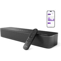 ⭕️ULTIMEA 2.1ch Soundbar TV con Subwoofer Integrato, Controllo Tramite App, Soundbar PC Tutto-in-Uno per Giochi, Sound Bar Altoparlanti per TV Bluetooth 5.3, OPT/AUX/Montaggio a Muro, Solo B30