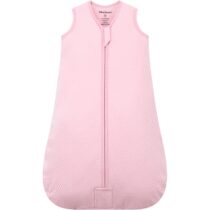 ⭕️Mosebears Sacco nanna invernale per bambini, 2,5 Tog, 100% cotone, per diverse misure dalla nascita fino all'età di 24 mesi (Blush, 6-12 mesi)