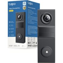⭕️Tapo D205 Videocitofono 2K 3MP, Campo Visivo 160°, Rilevamento AI, IP54, Chiamata al Campanello, Alta Durata della Batteria da 5200mAh, Ricarica Veloce, Porta USB-C, Compatibile con Panello Solare
