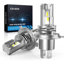 ⭕️KOYOSO H4 LED Bulb aggiornate, 100W 20000LM for 12V Motorcycles Automobiles As High and Low Beams