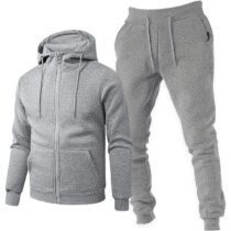 ⭕️TONY BACKER Tuta Uomo In Cotone Sportiva Con Chiusura Zip Completo Tuta In Casa