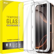 ⭕️JETech Pellicola Protettiva per iPhone 16 Pro Max 6,9 Pollici, Vetro Temperato Film con Strumento di Installazione Facile, Compatibile con Cover, HD Chiaro, Pacco da 3