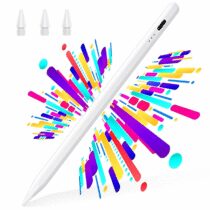 ⭕️BAZO Penna Compatibile con iPad 2018-2025, Penna per iPad Palm Rejection, Ricarica rapida, Sensibilità All'inclinazione, per ipad 11 A16/10/9/8/7/6,Pro 11/12.9,Air 3/4/5/M2/M3,Mini 5/6. bs