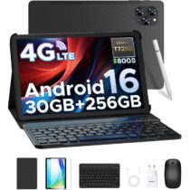 ⭕️DOOGEE TAB G6 Tablets Android 16, 90Hz Tablet 11 Pollici, con Tastiera e Penna, 30GB RAM+256GB ROM/TF 2TB, Octa-Core PC con sim, 8000mAh/Gemini AI/Widevine L1/13MP/OTG/GPS/FACE ID/Doppi altoparlanti