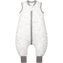⭕️MIKAFEN Bambini Sacco nanna invernale con gambe 2,5 Tog,100% cotone,Sacco nanna con piedini,95-105 cm/3-4 anni,Gattino