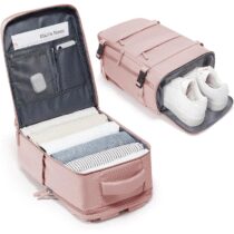 ⭕️BJLFS Borse da Cabina per Ryanair 40x30x20 Zaino Wizzair Sottovuoto da viaggio 40x20x25 Bagaglio a Mano con compressione sottovuoto,Zaino Easyjet 45x36x20,Zaini Casual per laptop da 14 pollici