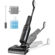 ⭕️roborock F25 LT Aspirapolvere e Lavapavimenti Senza Fili, 20000 Pa, Autopulizia a 90°C, Design Piatto 180°, Zero Grovigli,Pulizia Bordi su Due Lati, Doppio serbatoio, Ideale per Pavimenti Duri