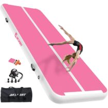 ⭕️AKSPORT Tappeto Gonfiabile per Ginnastica da 3/4/5/6 metri Air Track Ginnastica Artistica 10/20 cm con Pompa Elettrica per Casa, Campeggio, Palestra,Formazione,Cheerleading