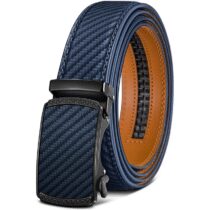 ⭕️BULLIANT Cintura Uomo, Cintura Pelle Uomo Cricchetto Automatica Fibbia 35mm,Trim Regolabile per Adattars